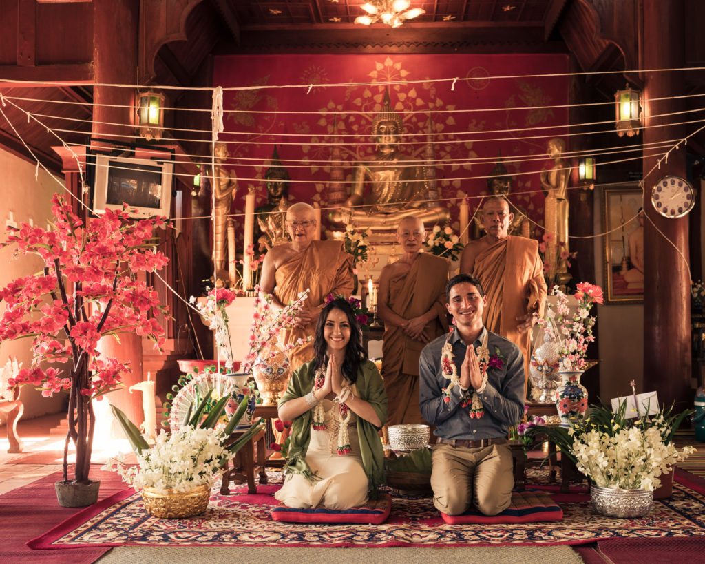 Couple at Forest Temple