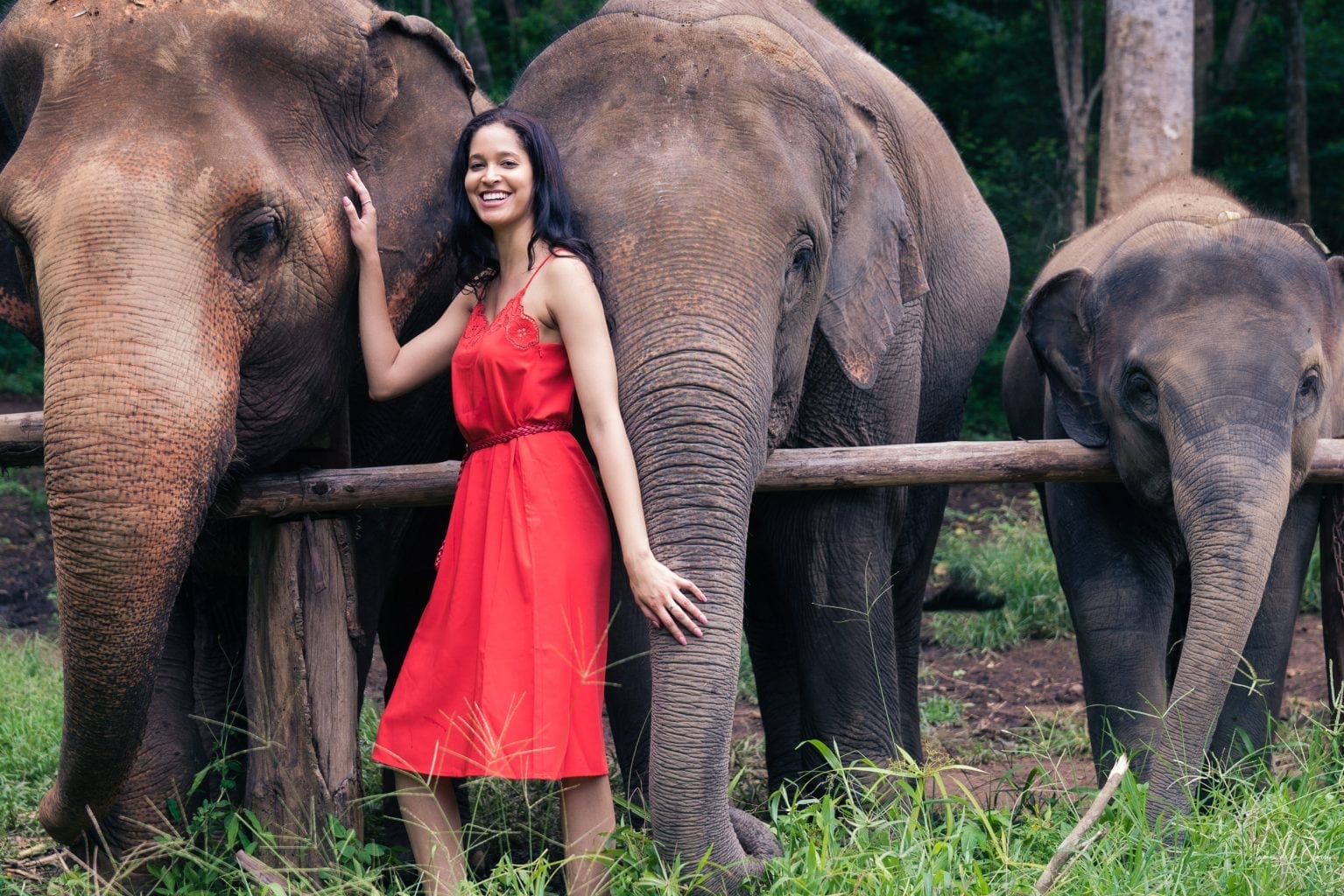 Keir Alexa with elephant